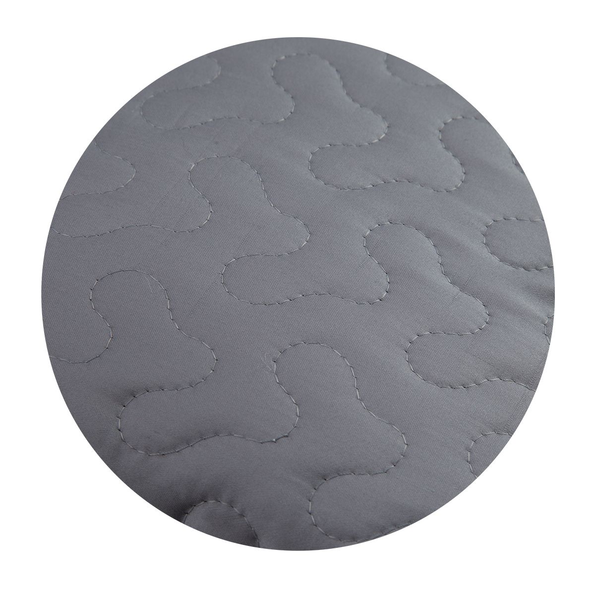 CARESTINO - Cobertor Para Cuna Evolutiva de 70x140cm Gris