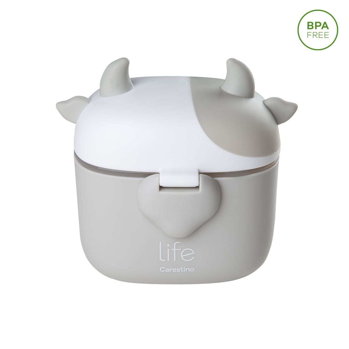 CARESTINO - Contenedor de leche de fórmula 250 gramos Blanco
