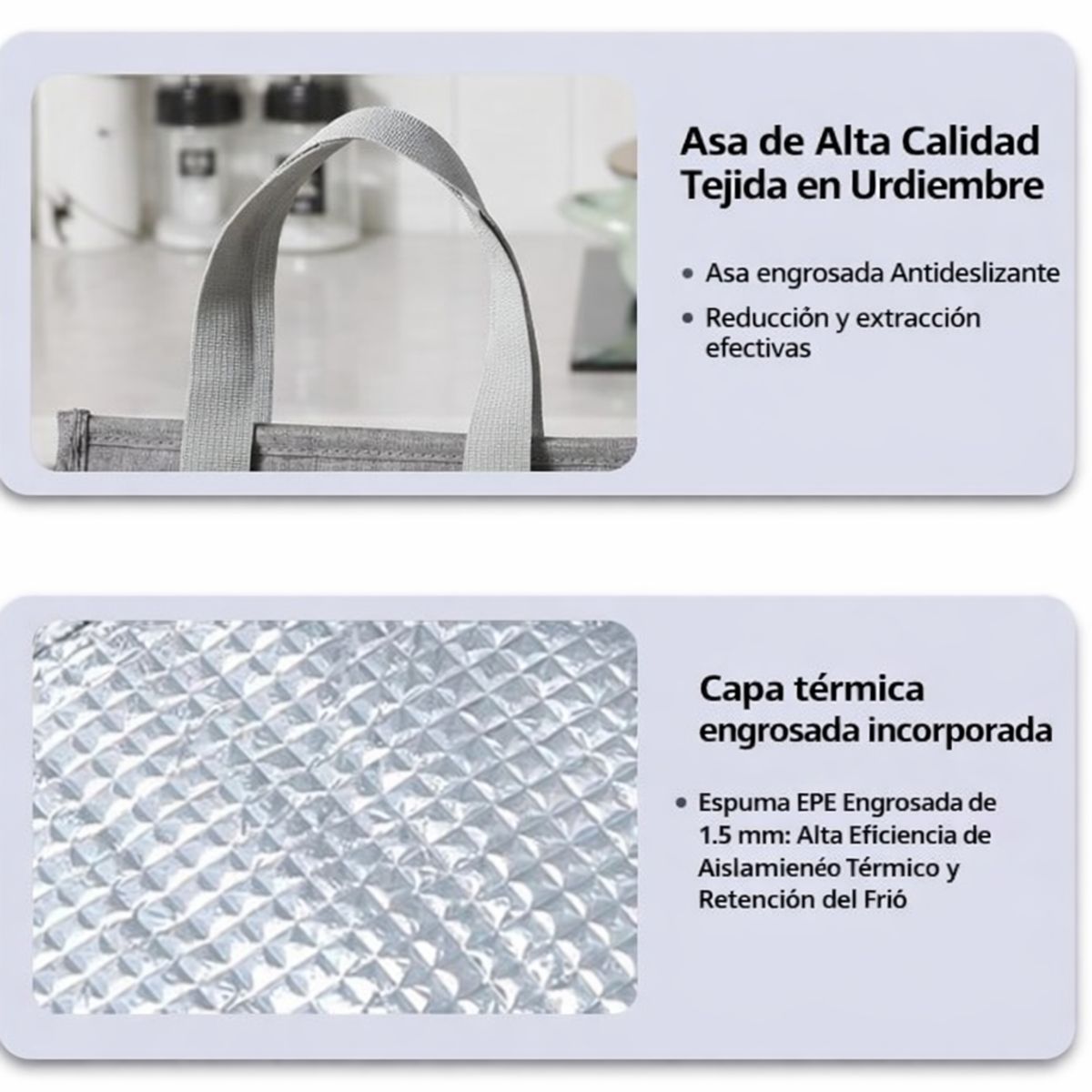 GENERICO - Lonchera Térmica Portátil  Diseño Moderno y Funcional