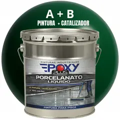 EPOXY - PORCELANATO LIQUIDO PREMIUM - KIT TINETA 19 KILOS - VERDE CROMO RAL 6020