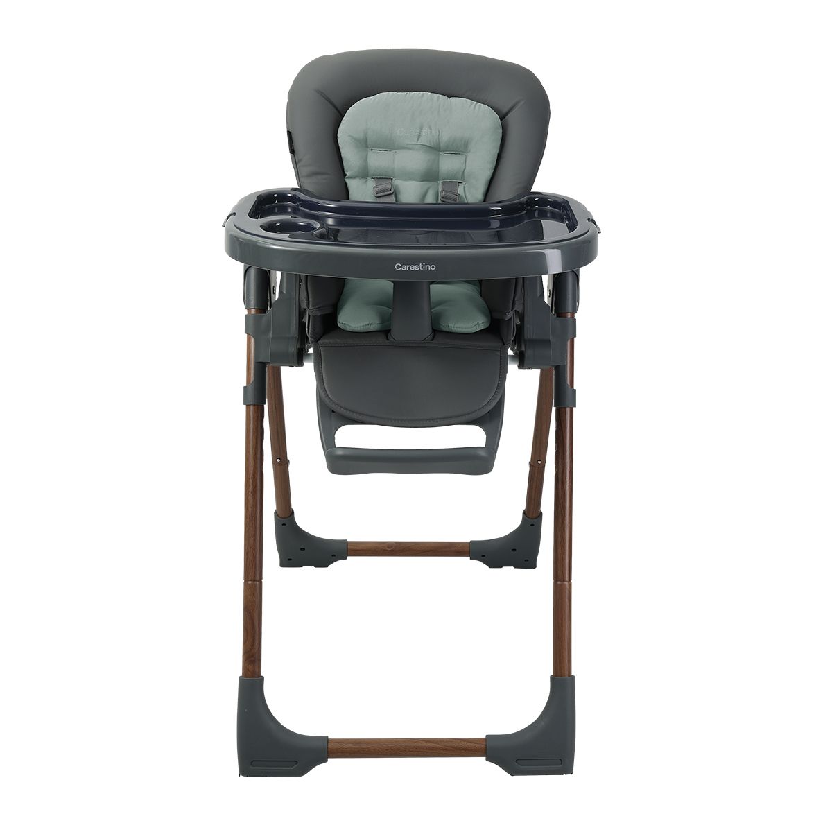 CARESTINO - Silla de Comer Malmo con Pad Verde Seco