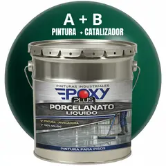 EPOXY - PORCELANATO LIQUIDO PREMIUM - KIT TINETA 19 KILOS - VERDE PINO RAL 6028