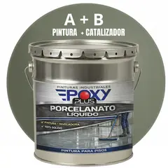EPOXY - PORCELANATO LIQUIDO PREMIUM - KIT TINETA 19 KILOS - GRIS MUSGO RAL 7003