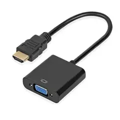 GENERICO - Adaptador conversor convertidor Hdmi Macho A Vga Hembra