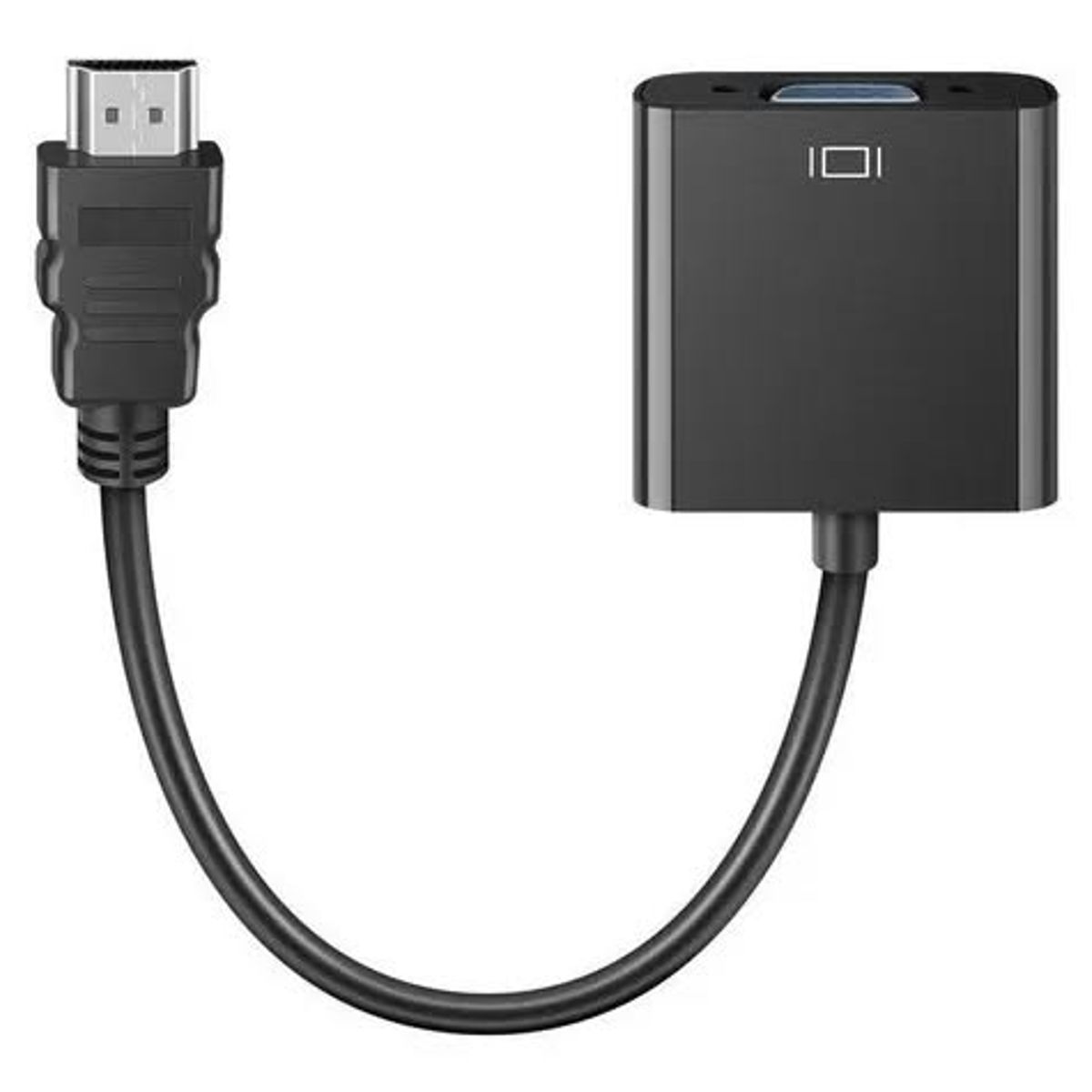 GENERICO - Adaptador conversor convertidor Hdmi Macho A Vga Hembra