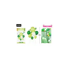 GENERICO - Set de globos con base dinosaurio 9pcs