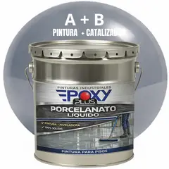 EPOXY - PORCELANATO LIQUIDO PREMIUM - KIT TINETA 19 KILOS - GRIS POLVO RAL 7037