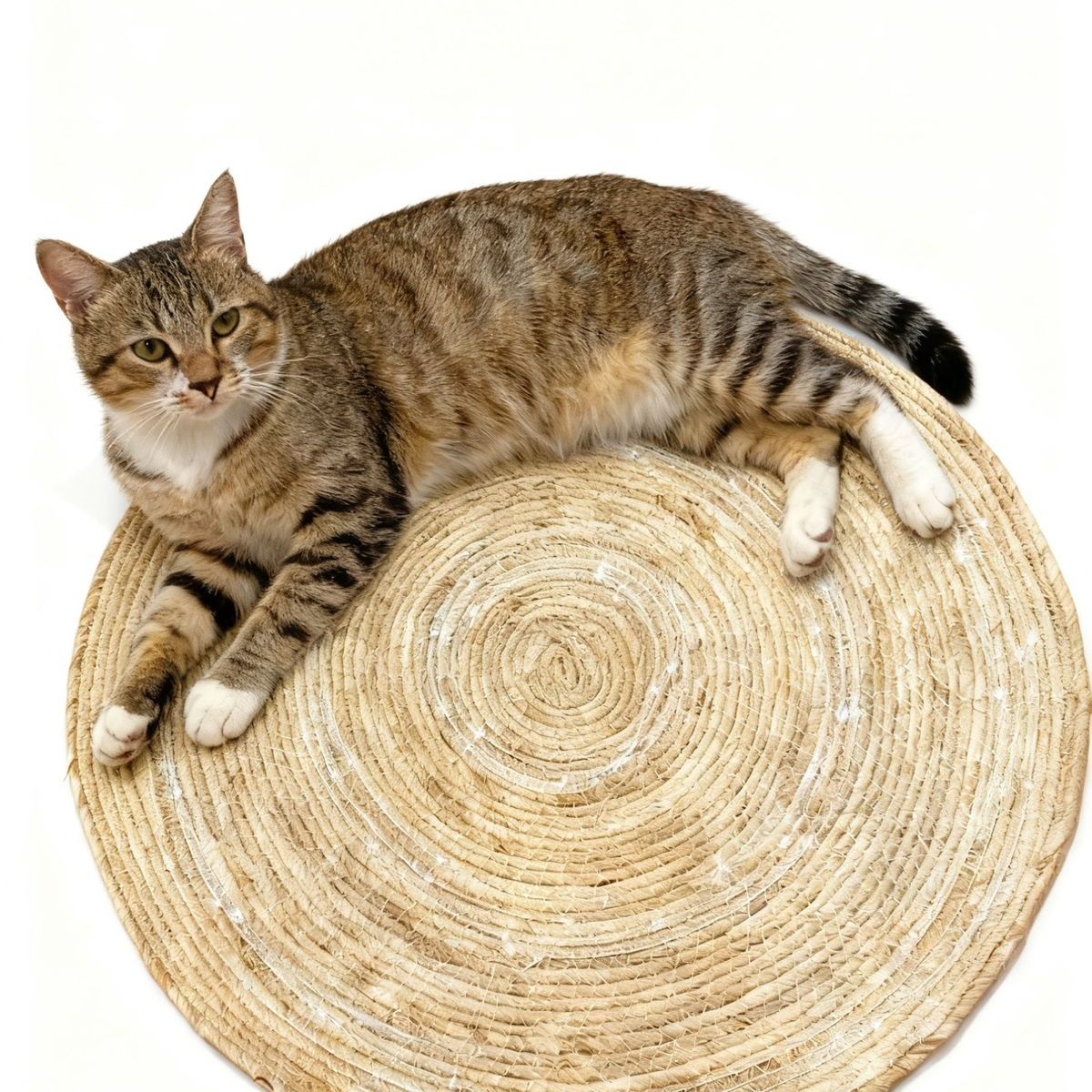 GENERICO - Alfombra Yute Natural Redonda Decoracion Rustica