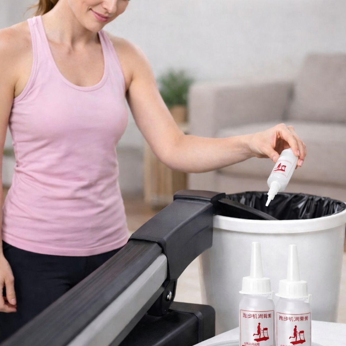 GENERICO - Lubricante para trotadora Pack 2 x 30 ml / aplicación limpia