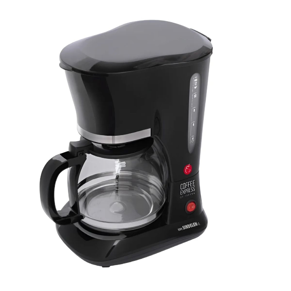 SINDELEN - Cafetera Sindelen Semi Automática Cf-1500ng Negra De Filtro