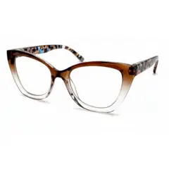 ACHIK - Lentes de Lectura para mujer opticos presbicia Scarlet Marron Cat Eye con filtro de pantallas