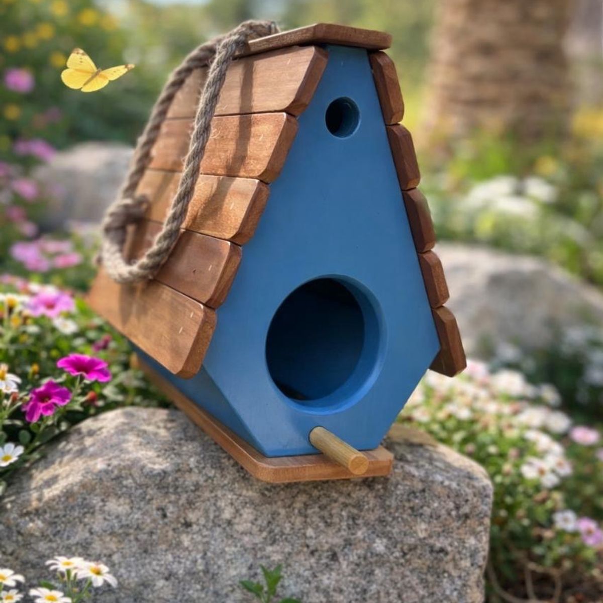 GENERICO - Casa de Pajaros Artesanal en Madera