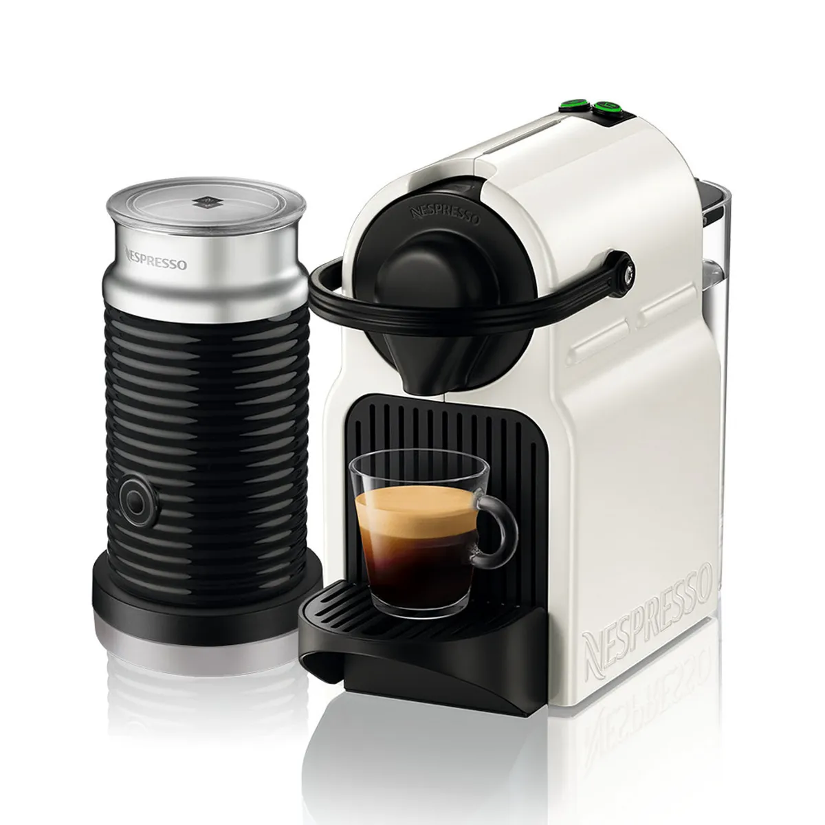 NESPRESSO - Cafetera con Cápsula Inissia C40 y Espumador de Leche Nespresso
