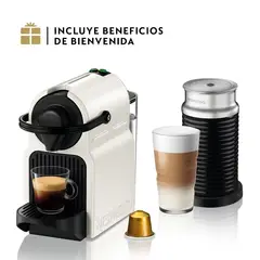 NESPRESSO - Cafetera con Cápsula Inissia C40 y Espumador de Leche