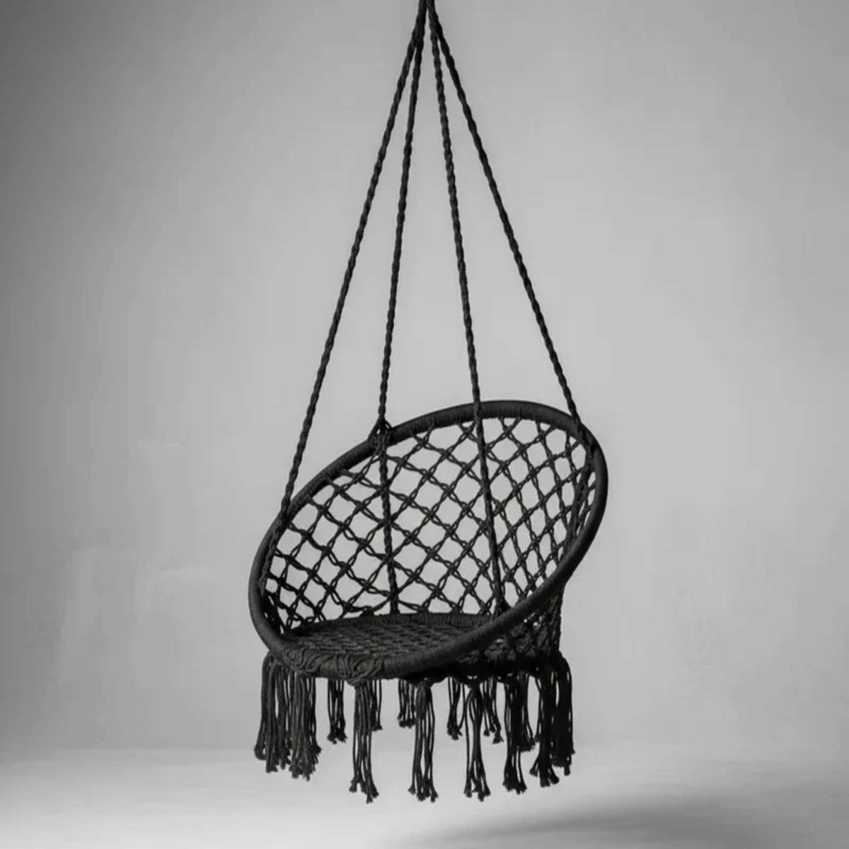 GENERICO - Hamaca Silla Colgante Reforzada para Interior y Exterior SIN COJINES