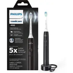 PHILIPS - Cepillo de dientes eléctrico Sonicare 4100 Negro