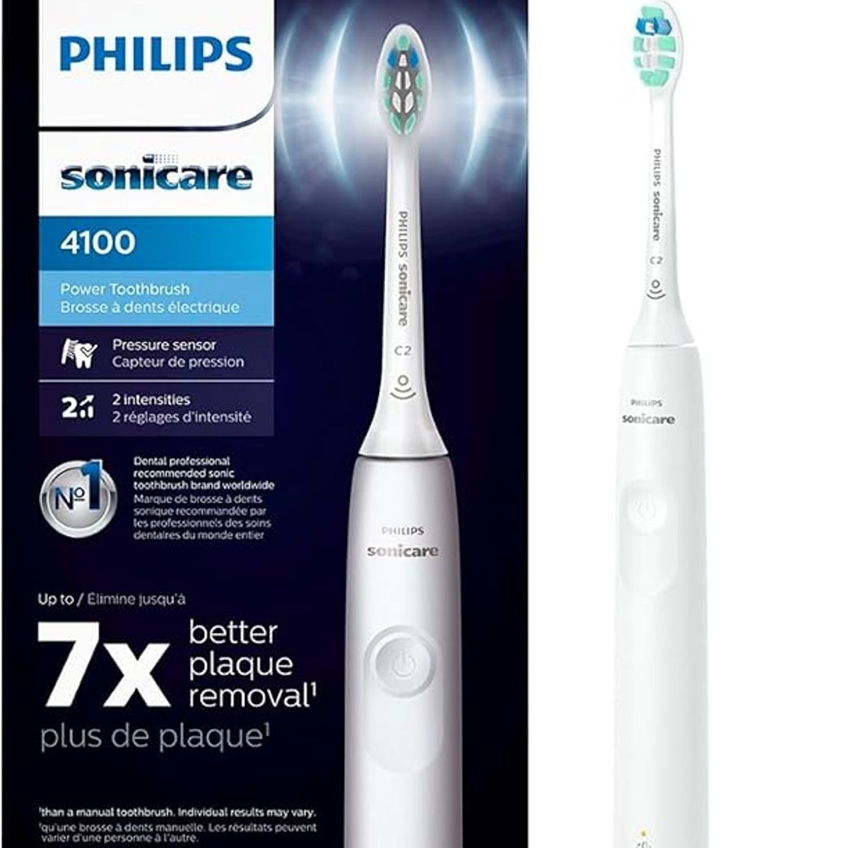 PHILIPS - Cepillo de dientes eléctrico Philips Sonicare 4100 Blanco
