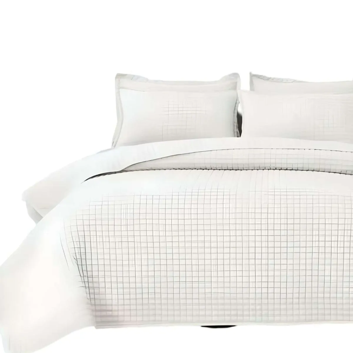 GENERICO - COBERTOR DE LUJO QUILT VERANO PLAZA Y MEDIA BLANCO