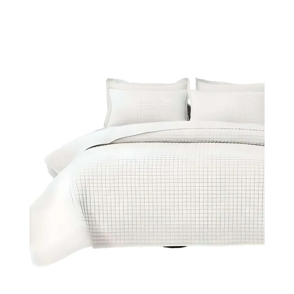 GENERICO - COBERTOR DE LUJO QUILT VERANO PLAZA Y MEDIA BLANCO