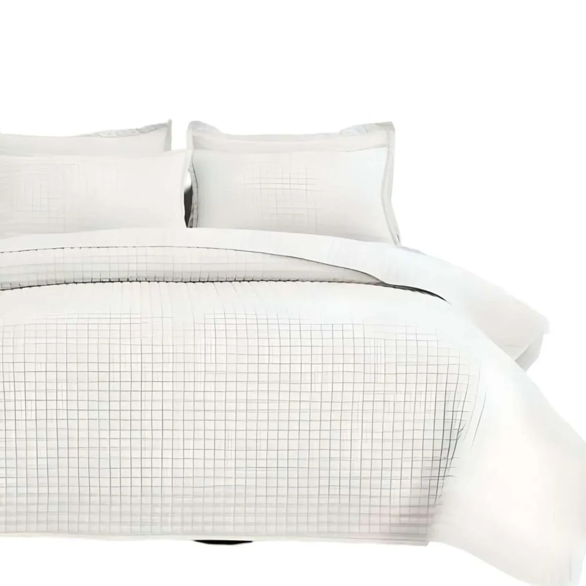 GENERICO - COBERTOR DE LUJO QUILT VERANO PLAZA Y MEDIA BLANCO
