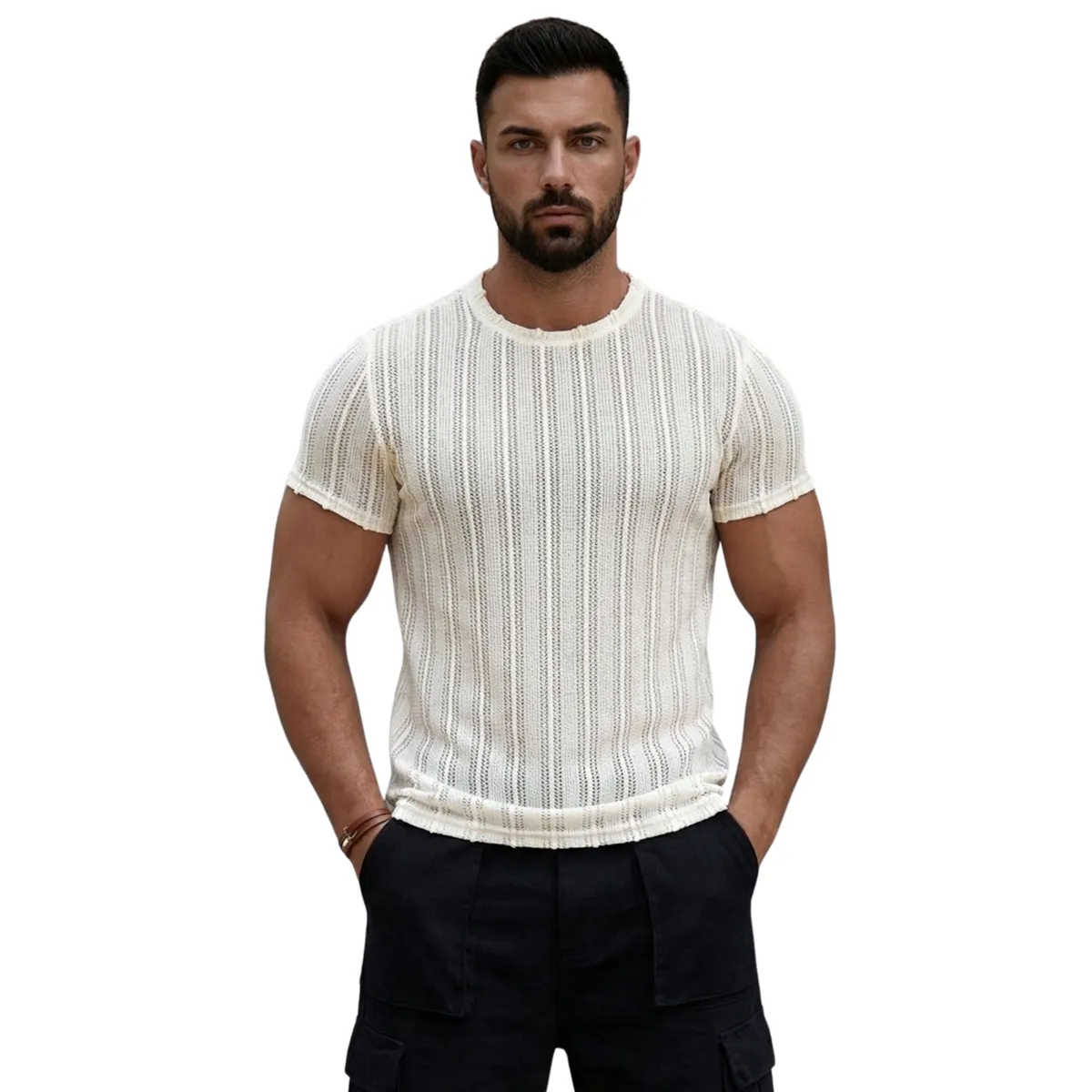 D'JOE - Polera Tejida Hombre Ramses