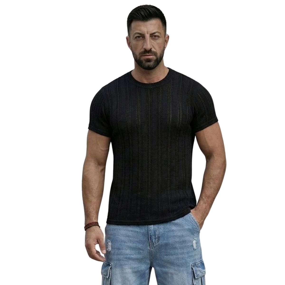 D'JOE - Polera Tejida Hombre Ramses