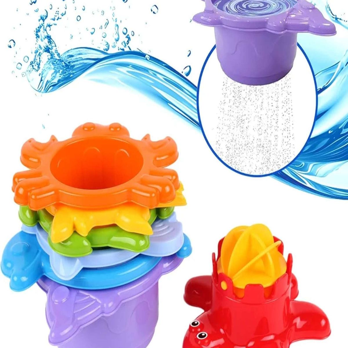 GENERICO - Juguete colorido de baño para bebes