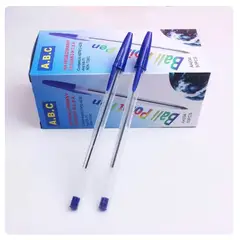 GENERICO - Caja 50 Lápiz Pasta Bolígrafos Punta Redonda
