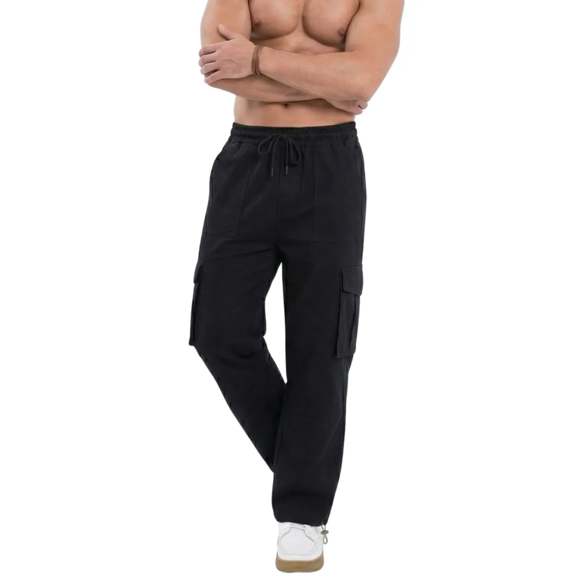 D'JOE - Pantalon Cargo Fresco Drill Liviano Hombre