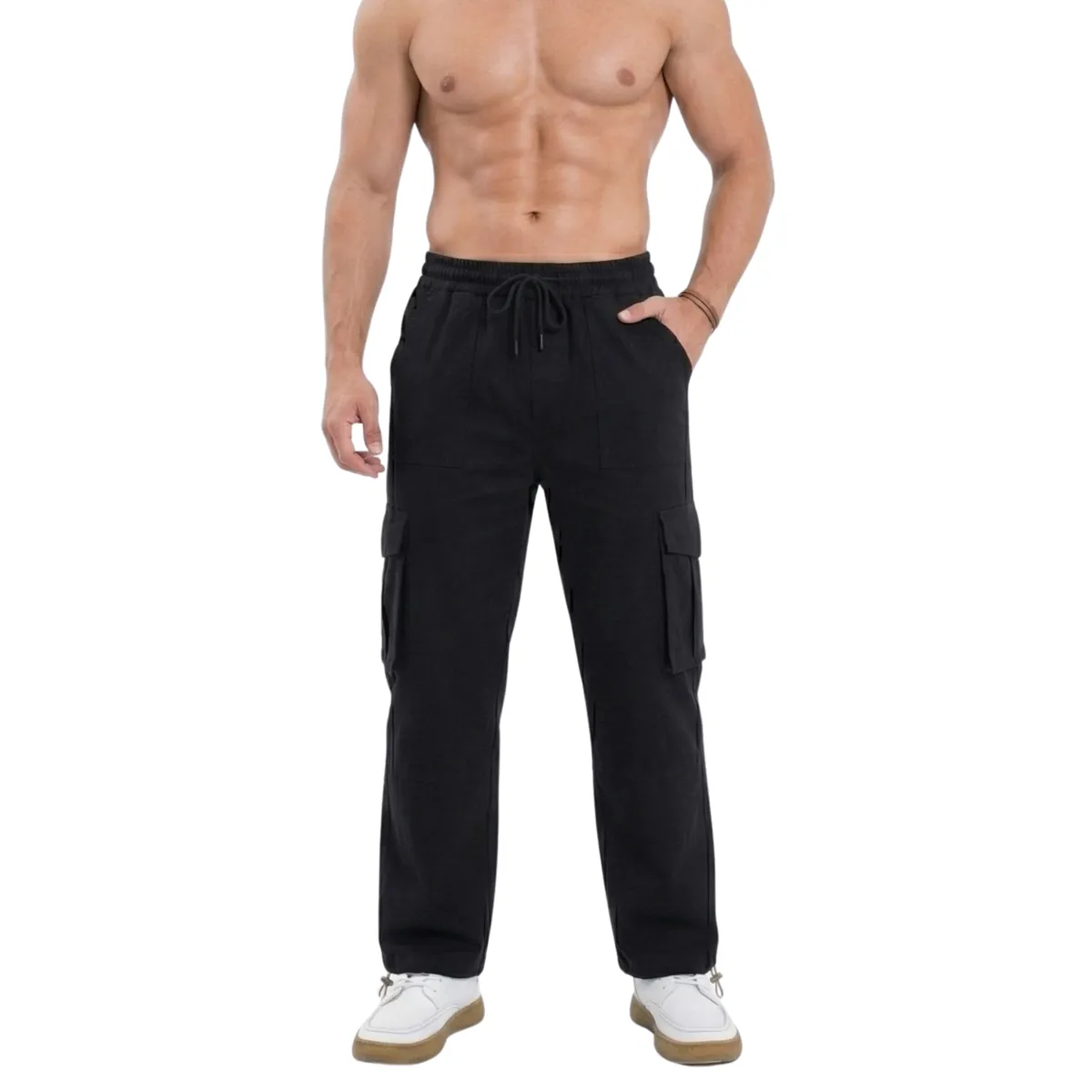 D'JOE - Pantalon Cargo Fresco Drill Liviano Hombre