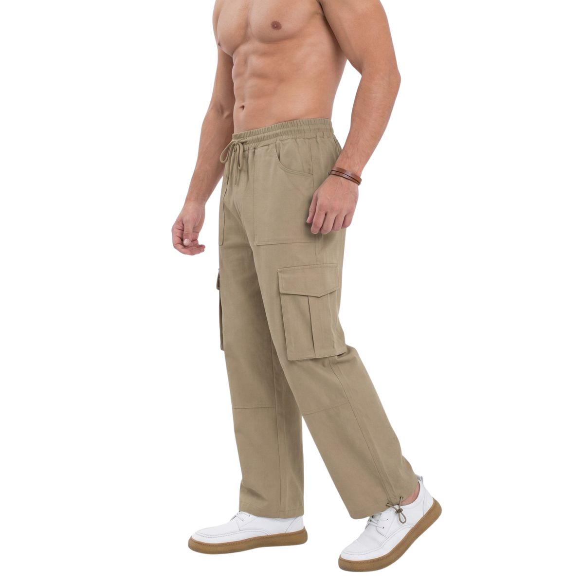D'JOE - Pantalon Cargo Fresco Drill Liviano Hombre