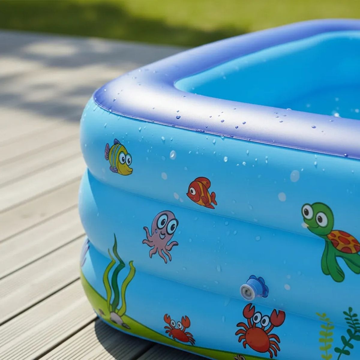 GENERICO - Piscina Inflable Rectangular Verano 305 X 183 X 60cm Azul