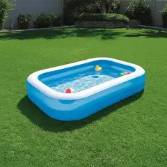 GENERICO - Piscina Inflable 262 X 175 X 50cm Rectangular Verano Azul