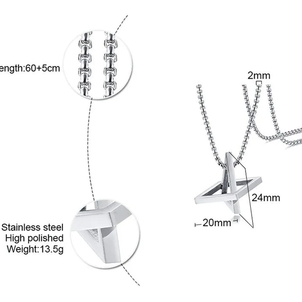 GENERICO - Collar Style Black Space Hombre Mujer Moda Masculina 2021 8