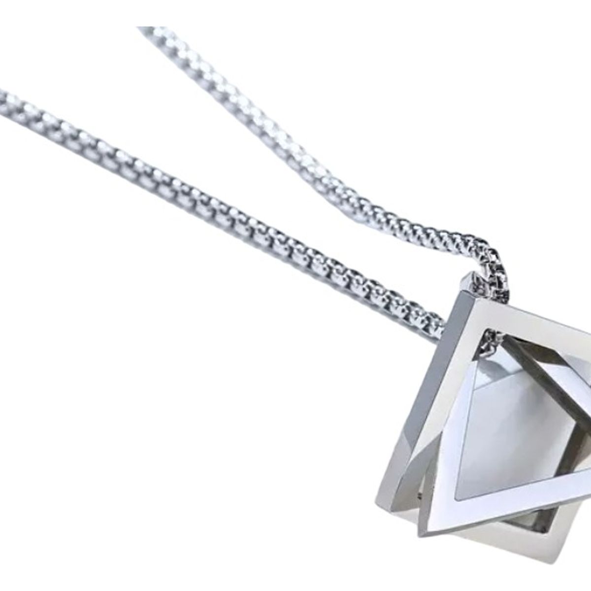 GENERICO - Collar Style Silver Space Hombre Mujer Moda Masculina 2021