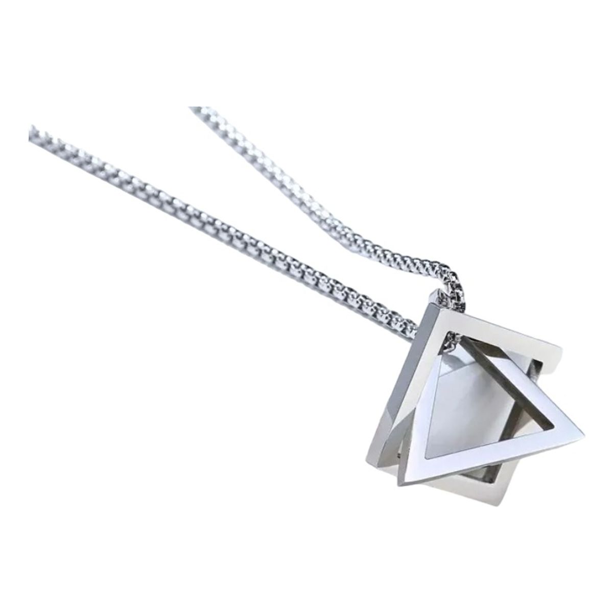 GENERICO - Collar Style Silver Space Hombre Mujer Moda Masculina 2021