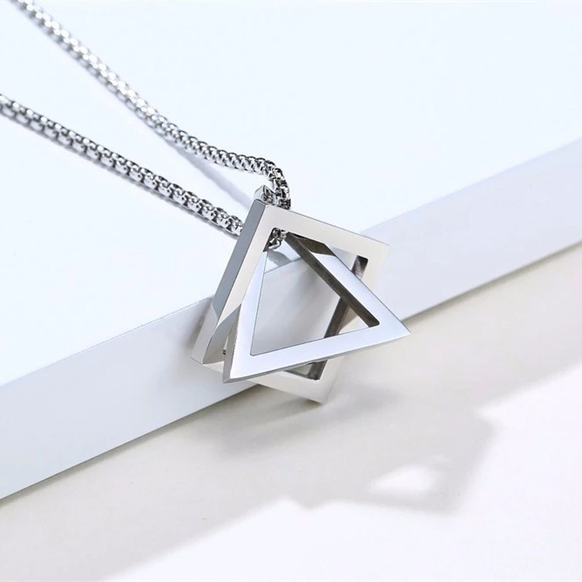 GENERICO - Collar Style Silver Space Hombre Mujer Moda Masculina 2021