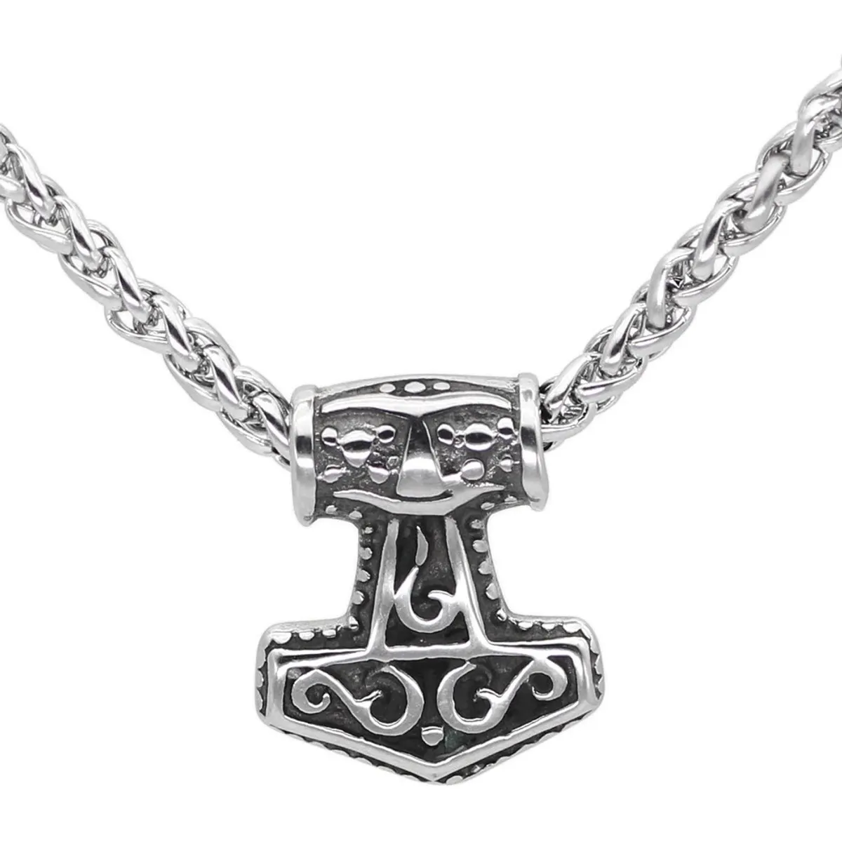 GENERICO - Collar Vikingo Nórdico Martillo Thor Pequeño Hombre 2021 X