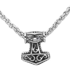 GENERICO - Collar Vikingo Nórdico Martillo Thor Pequeño Hombre 2021 X