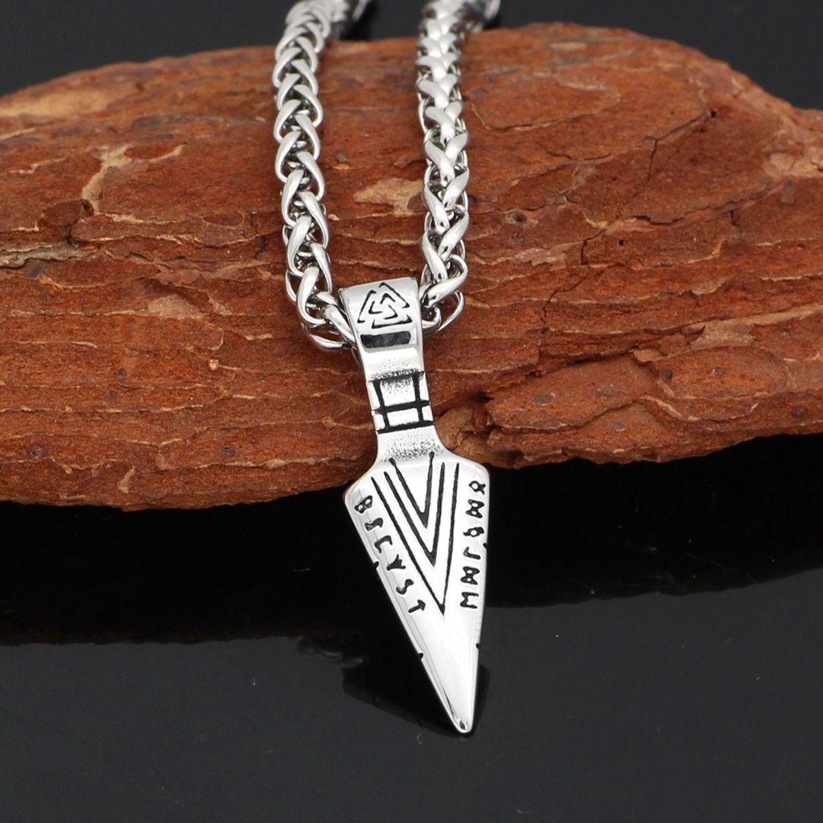 GENERICO - Collar Vikingo Runas Valknut Hombre Mujer Moda 2021