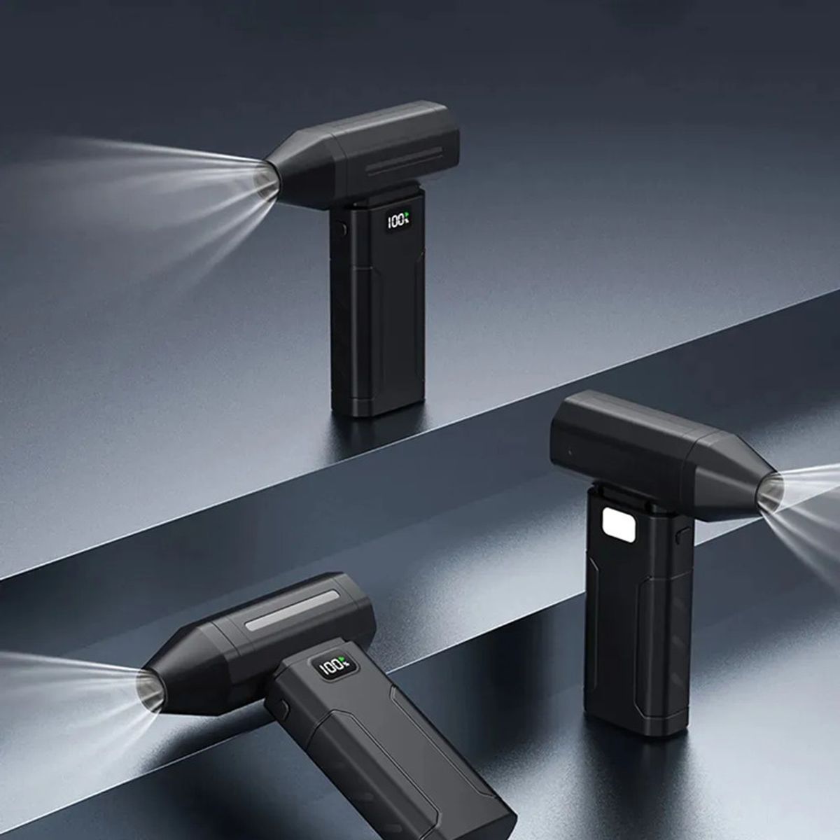 GENERICO - Soplador Portátil Ventilador Turbo Recargable Negro