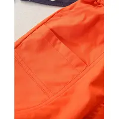 KIRAMA CLOTHING STORE - Conjunto Infantil 3 Piezas Niño Camisa Espacial, Polera y Short Naranja