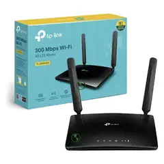 TP LINK - Router Bam inalambrico Tp-Link MR150 4G LTE Chip Wi-Fi 4 N 300 Megas