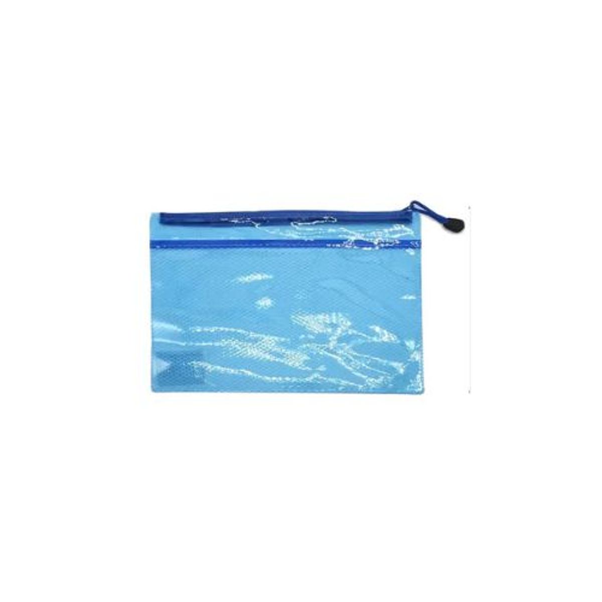 GENERICO - Sobre De Pvc Con Cremallera 25 CM Celeste