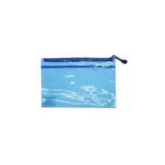 GENERICO - Sobre De Pvc Con Cremallera 35 CM Celeste