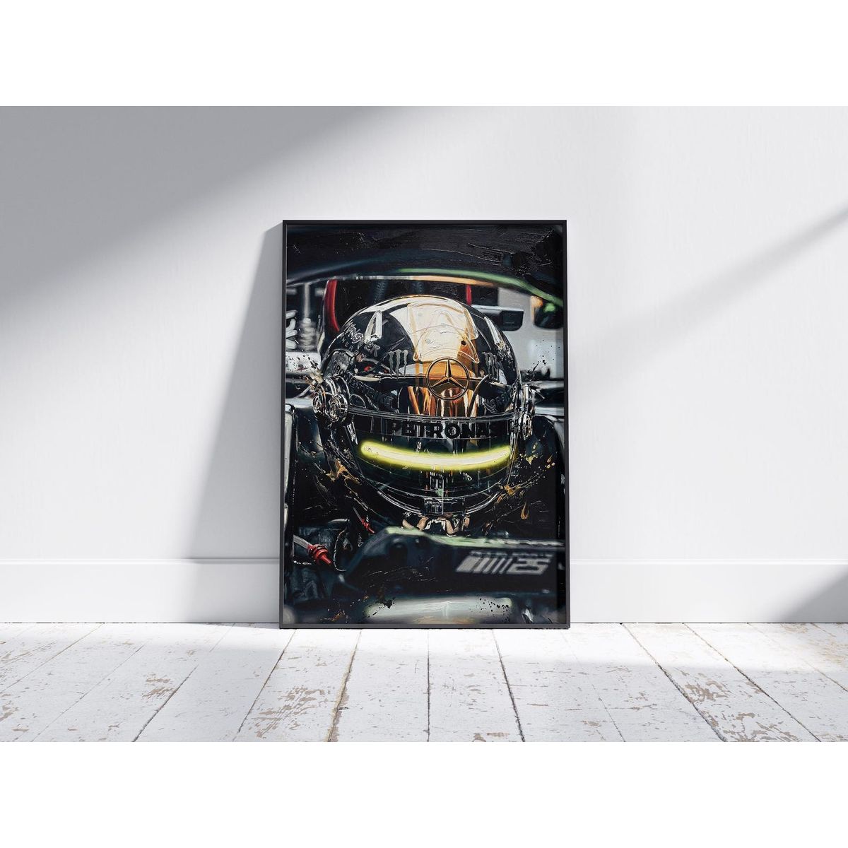 GENERICO - Cuadro Fórmula 1 Casco De Lewis Hamilton