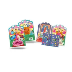 GENERICO - Libro Para Colorear El Castillo Con Stickers