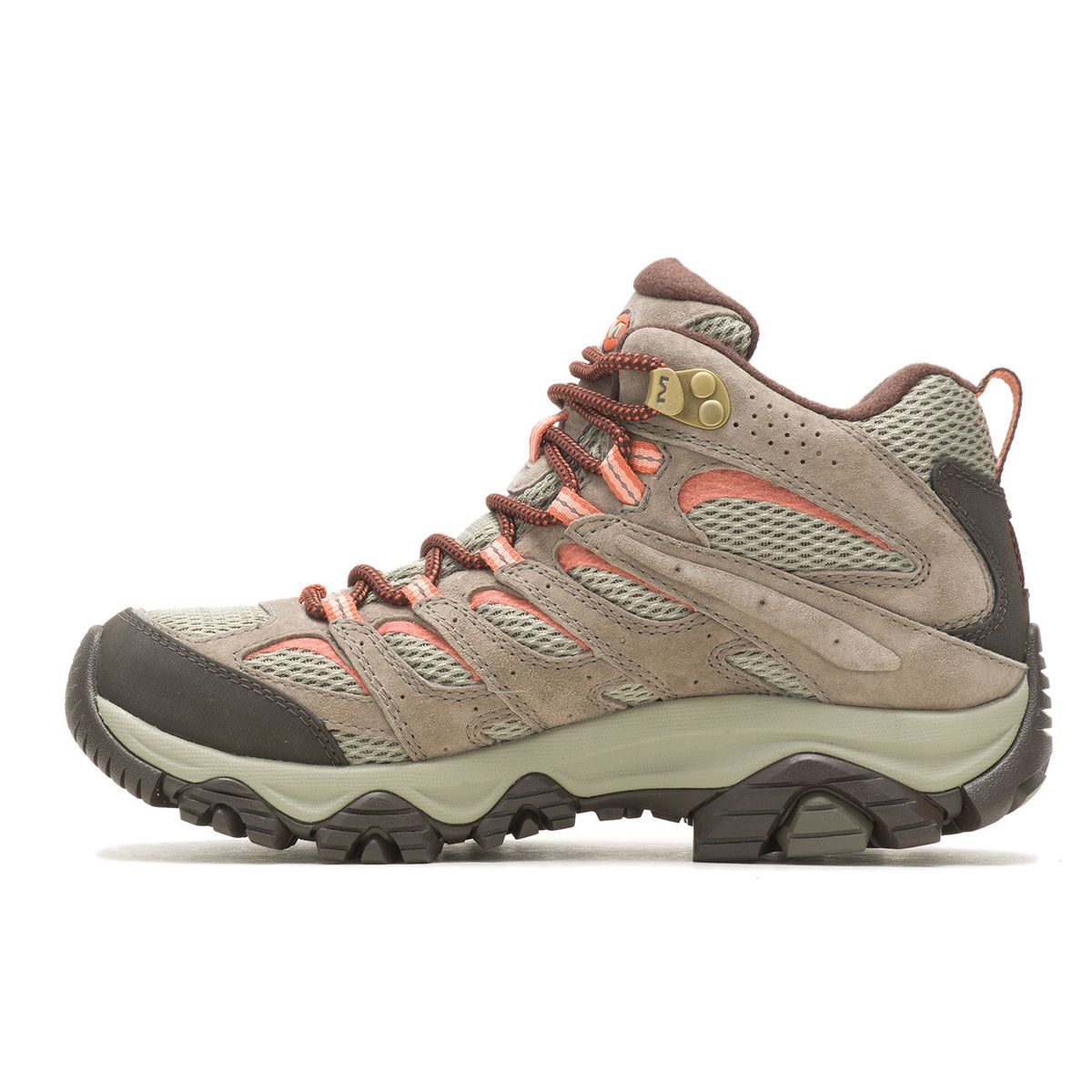 MERRELL - Botin Mujer Moab 3 Mid Waterproof Café Claro MERRELL