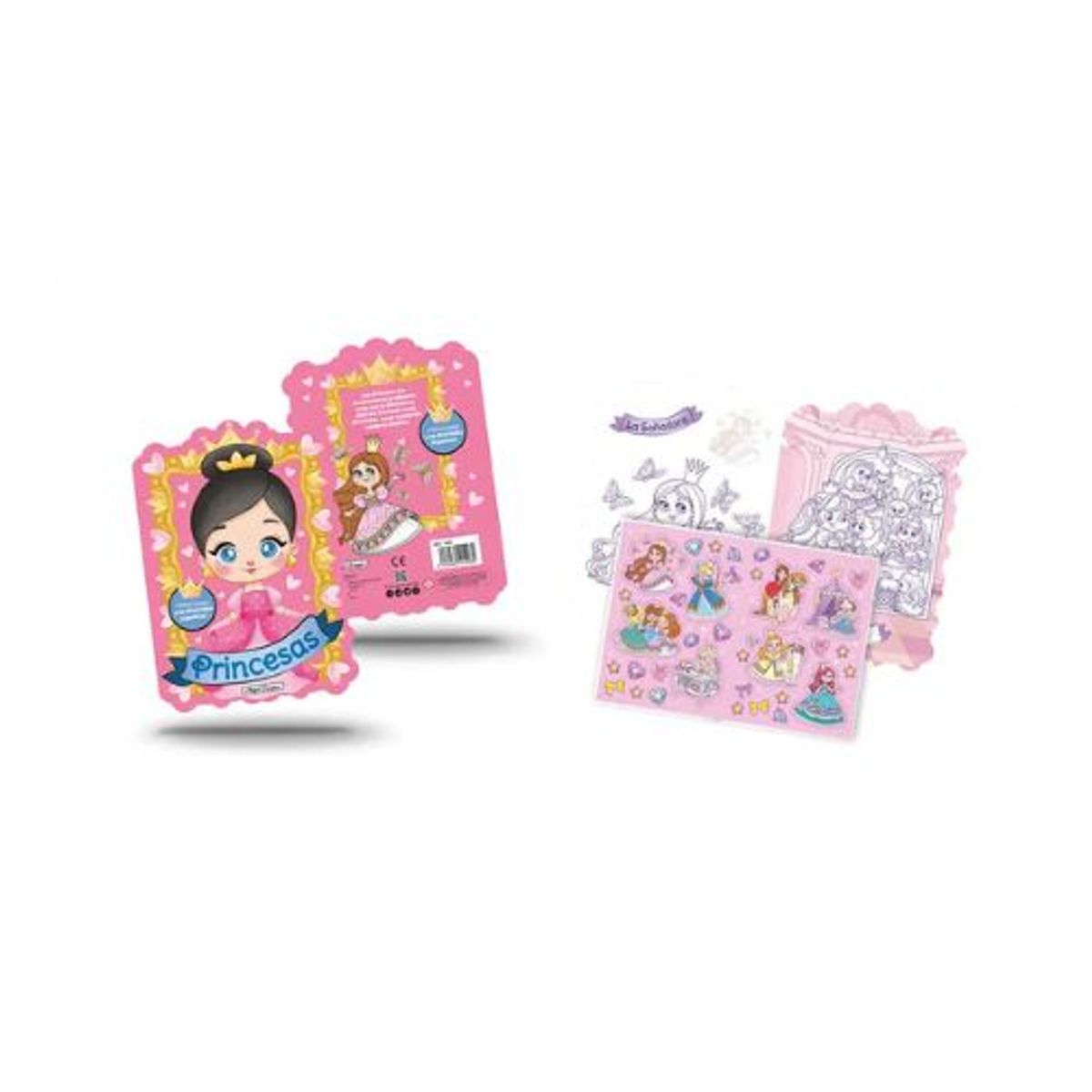 GENERICO - Libro Para Colorear Princesas Con Stickers