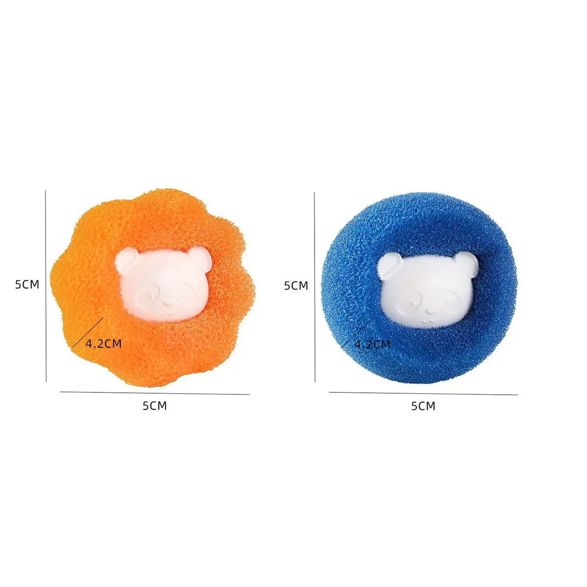 GENERICO - 8 Bolas De Atrapa Pelusas Lavadoras De Mascotas Perro Gato